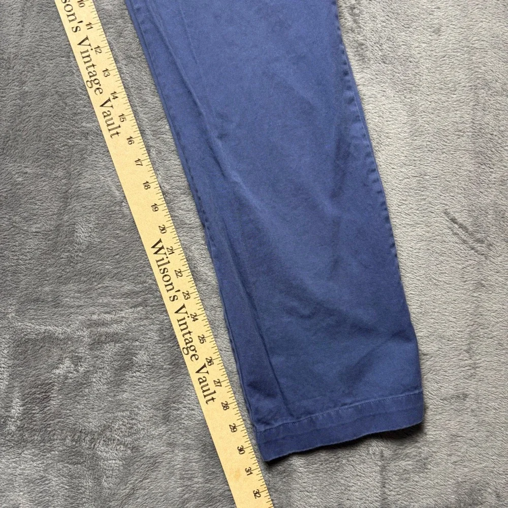 Polo Ralph Lauren Pants Boys 20 Blue Chino Straight Leg Cotton Twill 30 Waist